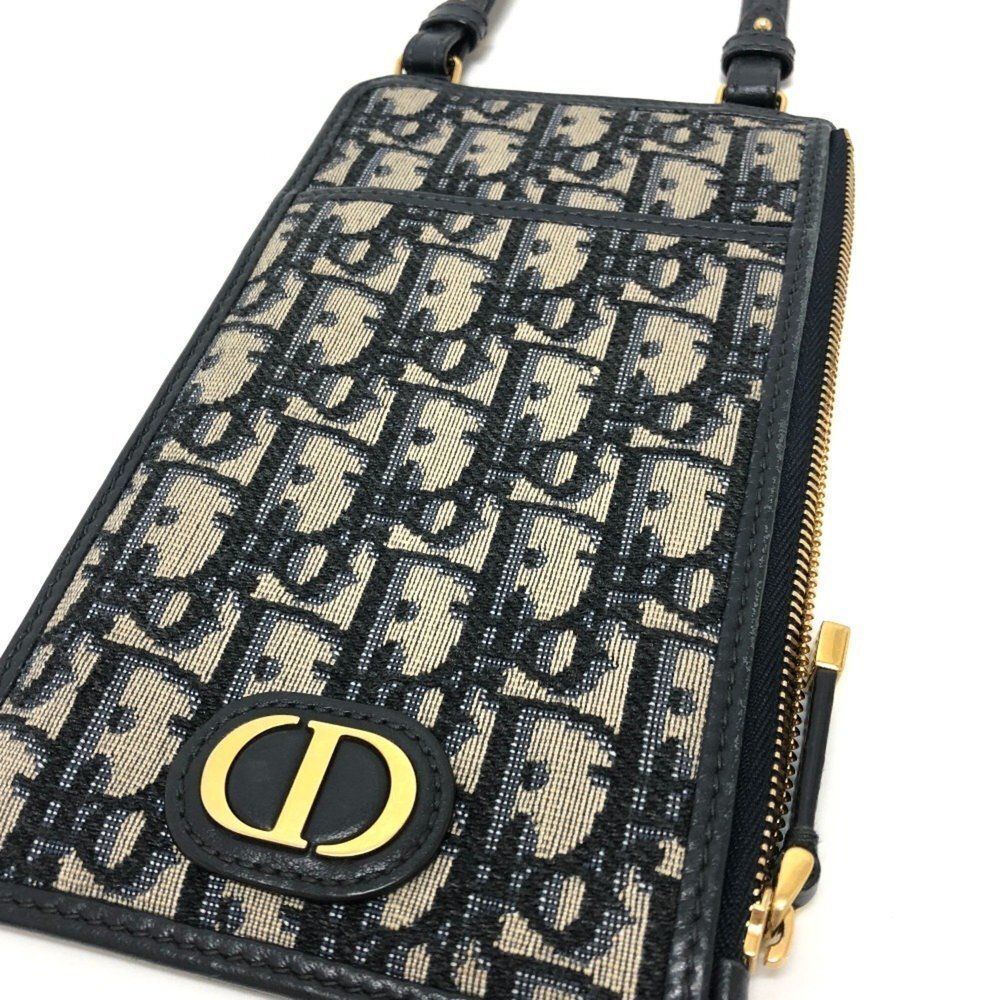 CHRISTIAN DIOR Blue Canvas Shoulder Bag - Picture 3 of 15